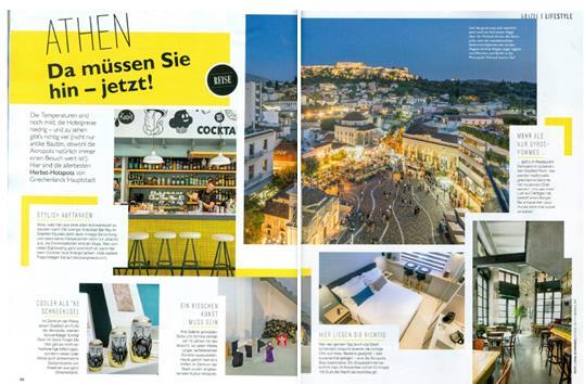 Here are the best Autumn hotspots to visit in the capital The German edition of fashion and lifestyle magazine Grazia published a double-page travel