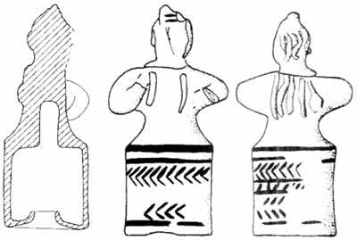 Minoan nativity scenes? Fig. 14 - TDO: Figurine HM 3038 (after Rethemiotakis 1998, fig. 9) Fig. 15 - TDO: Figurine HM 3035 (adapted from Rethemiotakis 1998, fig. 6 and D Agata 1999, tav. VIII) Fig.