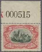 value in a fîne mint block of four with large part og. Scott = $ 400+. 303+ 301 4* 150 ( 125) 1914: 'Victoria De Torreon' 1 c.