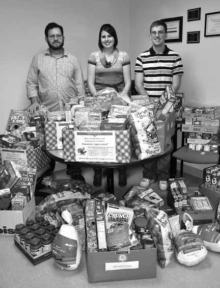 One of the missions of the DLG is to help out on campus PNC Students Sam Rogowski, Kara Moon and Mark Michalac It s great to be a part of this project to benefit our PNC families, said Sam Rogowski,