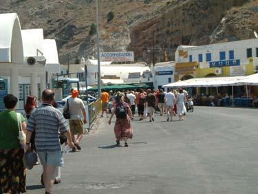 MESSAGE: Even though tourism is the dominant economic sector in Santorini, it shows no quality of service improvements and, in terms of revenues, is on the decline. C.