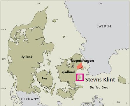 Denmark Stevns Klint Map 1: