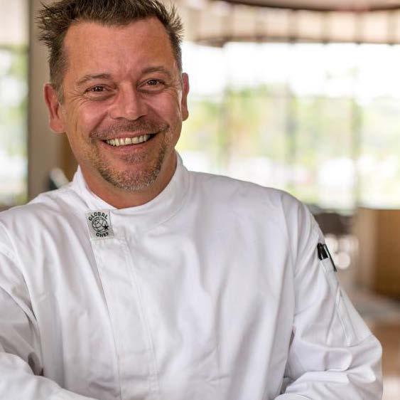 THE EXECUTIVE CHEF Justin Dingle-Garciyya trained under Raymond Blanc at Le Manoir aux Quat'Saisons before being area chef for Aman Resorts in India.