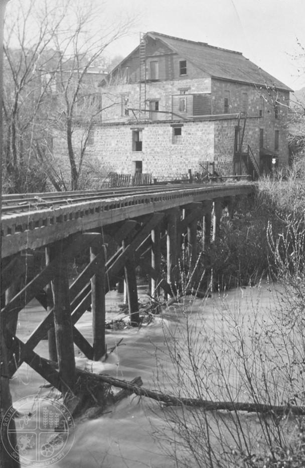[45] Forbes Mill - Los Gatos Creek played a significant role in the founding of Los Gatos when in 1854 James Forbes established the Los Gatos first flour mill along its banks.