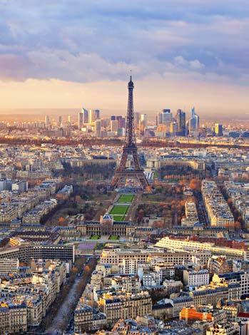 Millions of people visit Paris each year to see its famous landmarks.