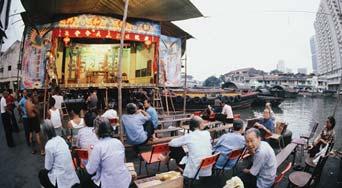 LENG HIANG TUA AND OTHER CHINESE TEMPLES For many of the people who lived and worked at the quays, the temples and informal shrines that were established at various locations along the river once