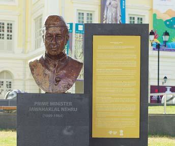 Joseph Conrad Installed outside the Fullerton Hotel in 2004, this marker commemorates the Polish-born writer Józef Teodor Konrad Korzeniowski (1857-1924), whose travels to Singapore and Southeast