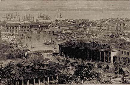 To map out the future and orderly development of the port, Raffles formed in 1822 a committee of merchants and officials who developed what became known as the Raffles Town Plan or Jackson Plan,