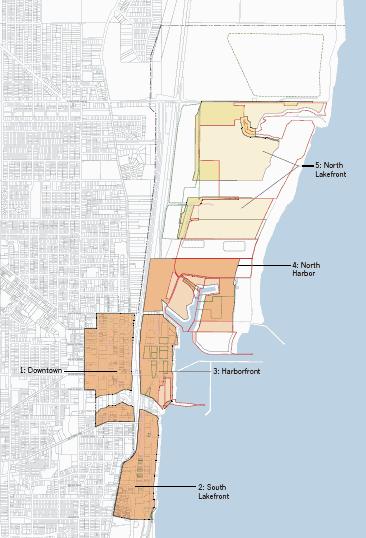 decommission it as an expressway Move Metra lines to the west Relocate rail yards from the Harborfront Decommission and consolidate the EJ&E railroad and Pershing