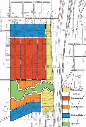 Creating a Mixed-Use Downtown Downtown Districts DOWNTOWN DEVELOPMENT Realize immediate opportunities for new