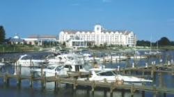 Cambridge The Hyatt Regency is a majestic presence on the shores of the Choptank River.