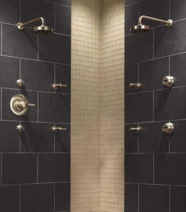 You can personalize your shower experience with the addition of handshowers, body sprays, ceiling mount showerheads and more. Visit Brizo.