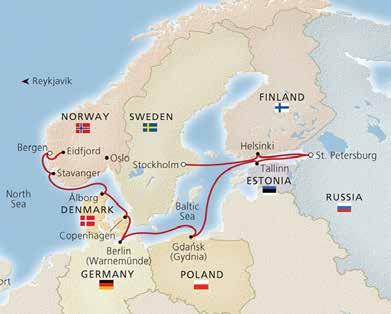 Viking Homelands Sail the clear waters of Scandinavia and the Baltic on this 15-day cruise. Enjoy overnights in cosmopolitan Stockholm and St.