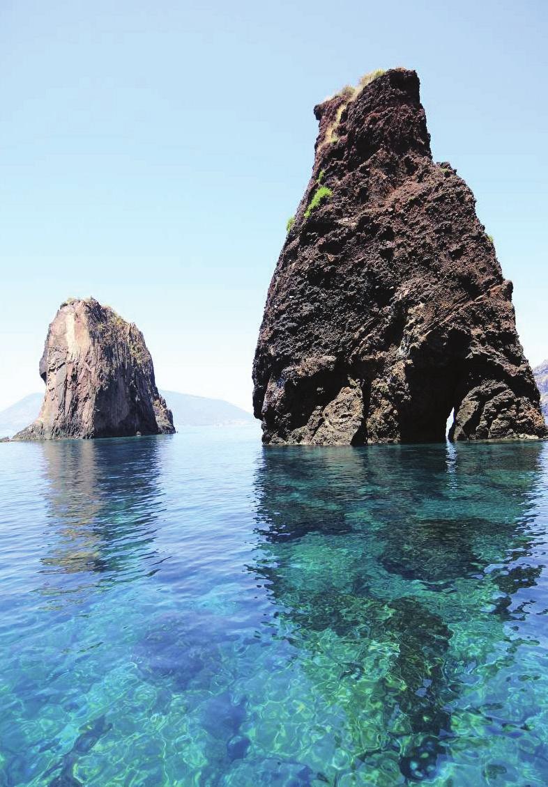 Alicudi and Filicudi, Lipari, Panarea, Salina, Stromboli, Vulcano The Aeolian archipelago is situated in the Tyrrhenian, and it represents the crossroads among Sicily, Sardinia and the Amalfi coast.