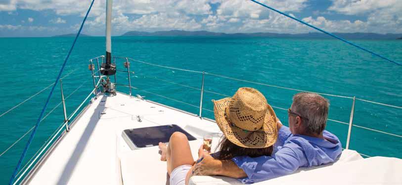 the Whitsunday Islands suitable for couples or individuals or private charter.