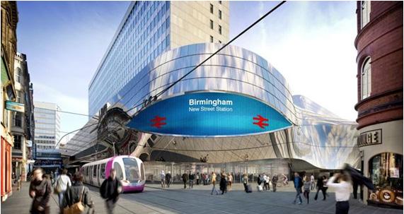 February 2016 Redevelopment of New Street Station, Birmingham curve and, more recently, speculative development.