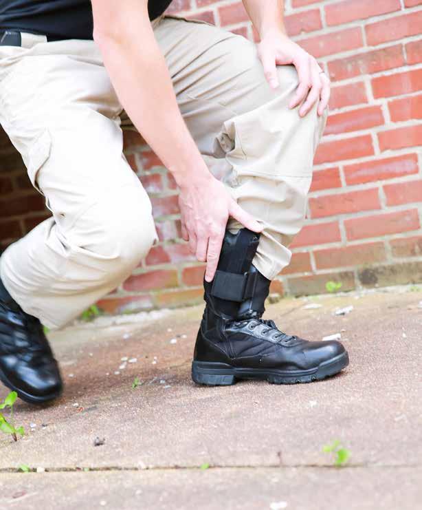 AAHS Ankle Holster Elite Survival Systems Ankle Holsters provide a comfortable, stable concealment platform that can be quickly modified to accommodate changes in daily