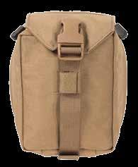 ME212 MOLLE Quick-Detach Medic Pouch This pouch releases from its base MOLLE panel with a rip-cord and provides