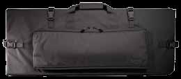 Constructed of 1000 denier nylon with heavy-duty zippers and hardware 3/8 closed cell foam padding (removable) Dual cargo