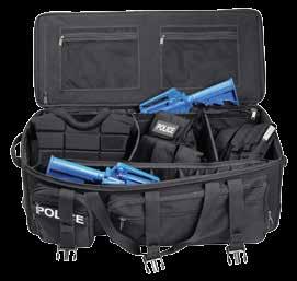 Reinforced top handle and molded hardware handle on bottom Wrap-around handles join in front /Gray 23 x 13 x 11 9001 M4 Roller LUGGAGE AND BAGS This ultra-heavy-duty rolling gear bag was