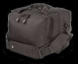 fully for better access to contents Velcro area for ID patch Zippered document pocket on top of main compartment lid Heavy-duty carry handles on top and both ends Reinforced heavy-duty
