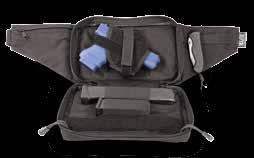 allows quick weapon access Velcro secondary compartment provides added security Flat zippered