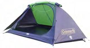 Coleman Camping Tip BACKPACKING TENTS Epsilon 3 Ultra compact stable and lightweight 3 person tent ideal for tramping Multi pitch style allows the fly to be erected without the inner attached