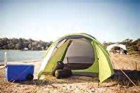 5mm fibreglass poles Sleeping Capacity: Up to 3 adults Weight: 5.70kg Make sure your tent is dry when packing away. If stored wet, mildew will form and quickly ruin your tent.