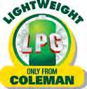 Perfectflow Pressure Control System All our LPG lanterns, stoves and grills are equipped with the Coleman Perfectflow