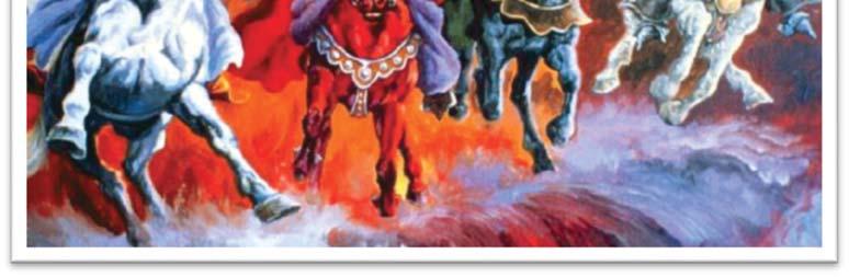 6:3, 4) Drugi konjanik predstavlja veliki sukob kroz istoriju koji izaziva otpor sila zla i njihova mržnja na Boga.