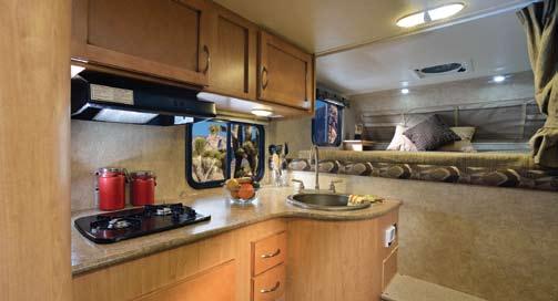 Adventurer Galleys are engineered to please Galley 86sbs Granite Décor The 86SBS galley is one of the main reasons this floorplan has been our #1