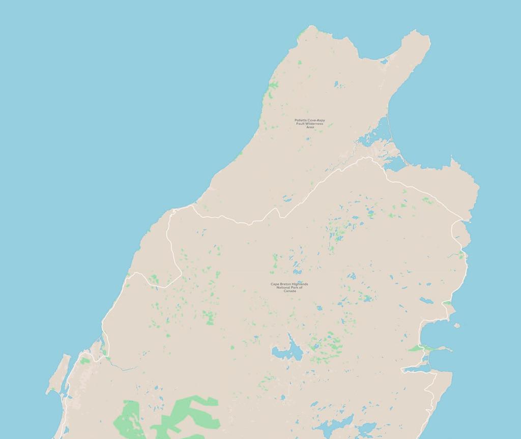 Cape Breton Highlands NP, Nova Scotia Located on northern Cape Breton Island in Nova
