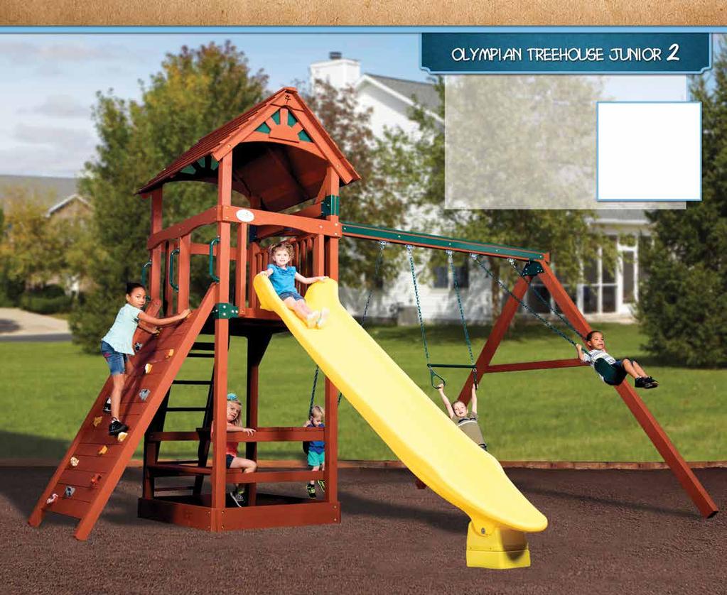 PLAY SET SHOWN WITH: Olympian Treehouse