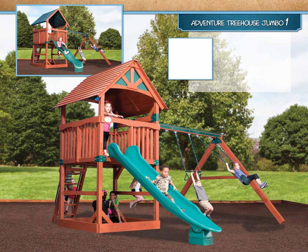 PLAY SET SHOWN WITH: Main Picture: Adventure Treehouse