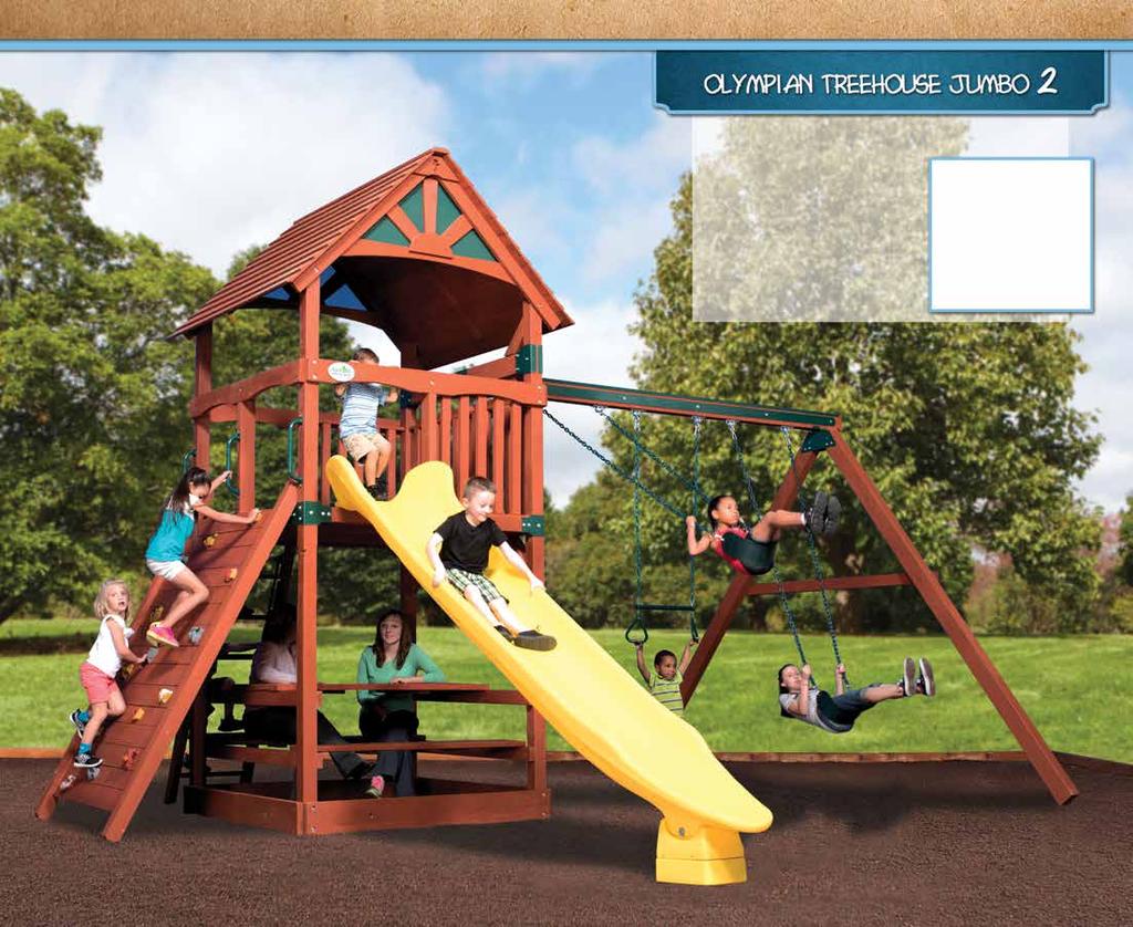 PLAY SET SHOWN WITH: Olympian Treehouse