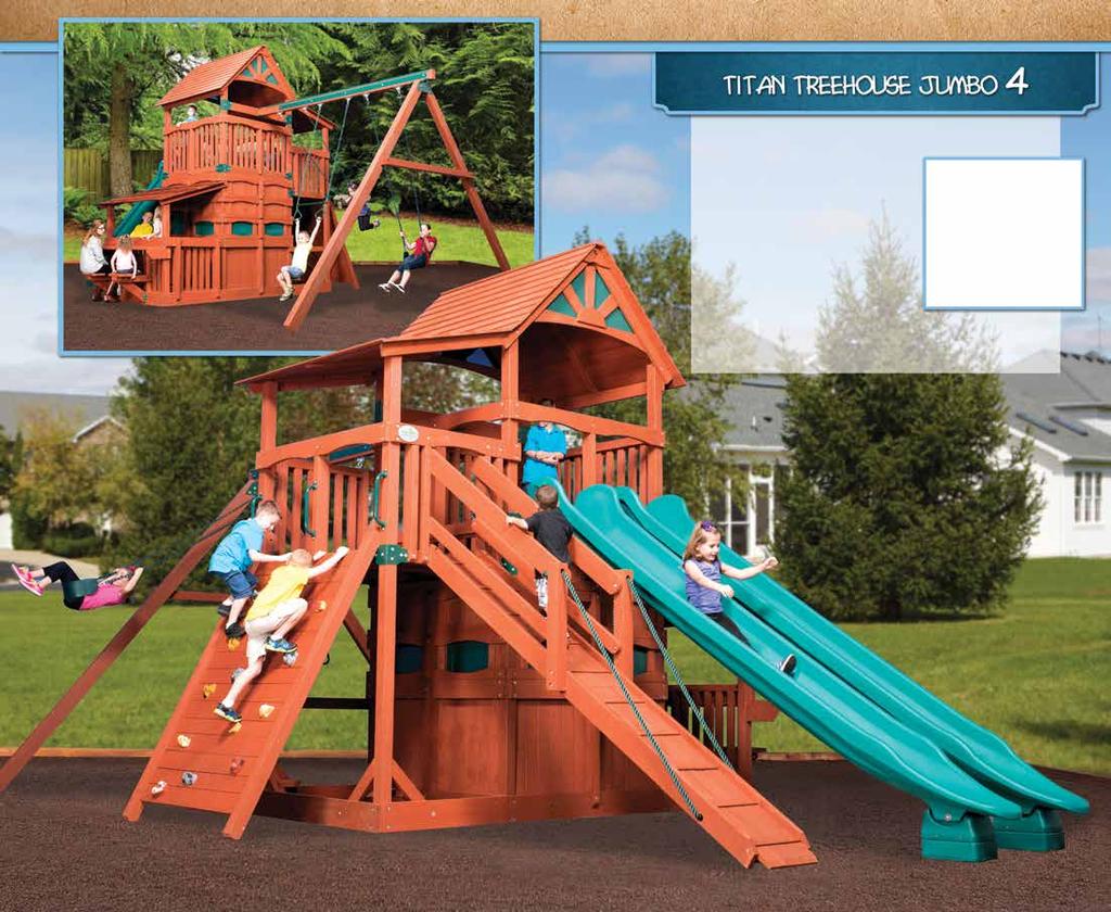 REVERSE SIDE OF PLAY SET PLAY SET SHOWN WITH: Titan