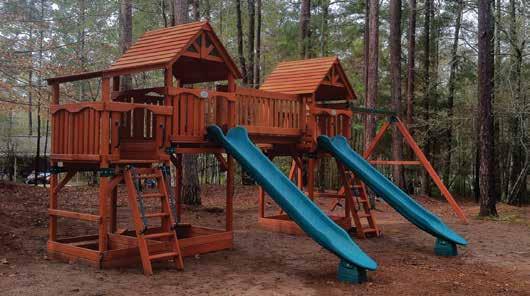 area. They will work with you to create the perfect backyard playground for your family.