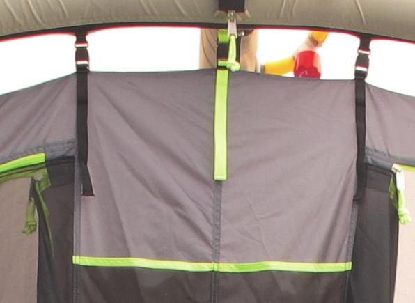 Guy lines should be secured using suitable pegs (see below) and the guy line should generally be pegged in line with the seam of the tent it starts from.