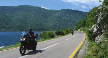 The highlight of the island is a lake with an islet on which there is a Benedictine monastery. If you feel like riding, Montenegro is within easy reach.
