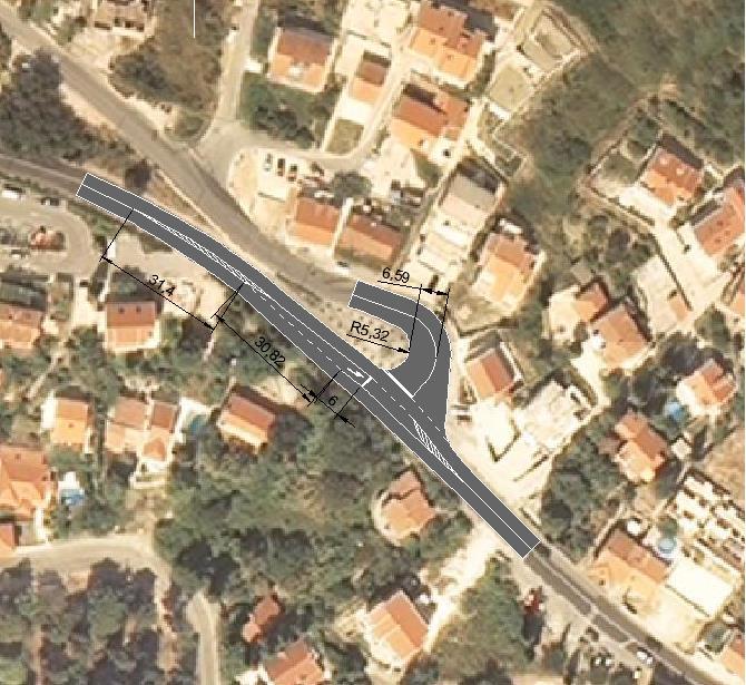 Lokacija raskrižja predstavlja povoljnu točku za početak spojne ceste prema čvoru Buići na planiranoj trasi brze ceste.
