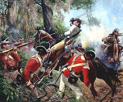 As the redcoats withdrew, colonial sharpshooters took deadly aim at them from the woods and fields and then took cover there, making it difficult for the British soldiers to fire