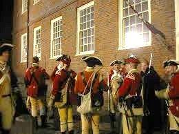 In towns near Boston, minutemen collected weapons and gunpowder Meanwhile, Britain built up its