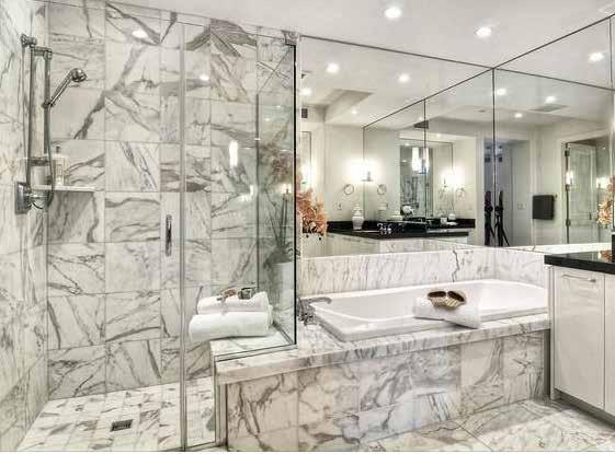 tub surrounds in a luxury high rise condominium
