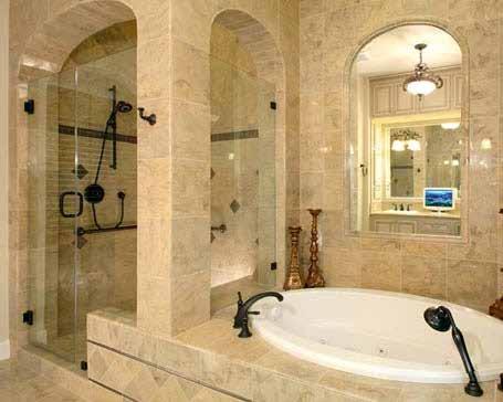 shower units and tub surrounds in a