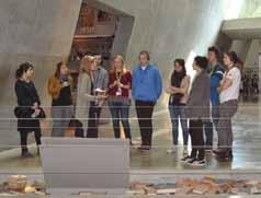 During the seminar, they toured Yad Vashem s extensive campus, familiarized themselves with its pedagogical methods and broadened their knowledge of the history of the Holocaust.