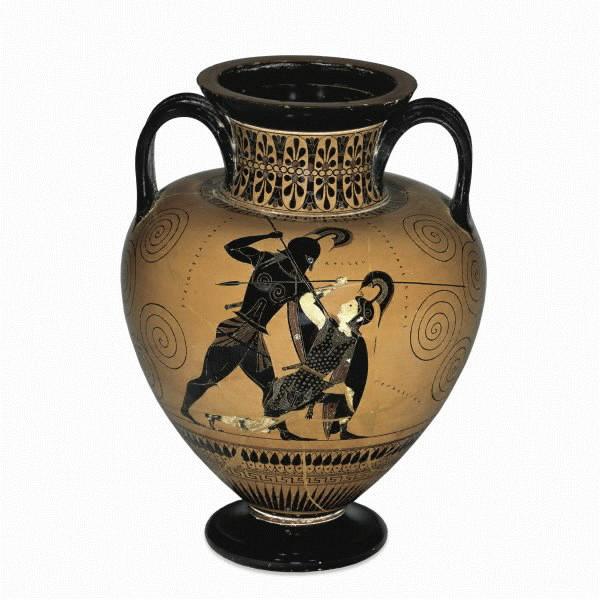 A Classical Civilizations Black-figure amphora signed by Exekias: Achilles slaying Penthesileia Learning & Information Department Telephone +44 (0)20 7323