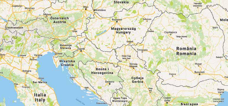 TRANSPORT INFRASTRUCTURE Vicinity of the eu market and other countries of southeast Europe Banja Luka is located in the northwest of Bosnia and Herzegovina, relatively close to the border with the
