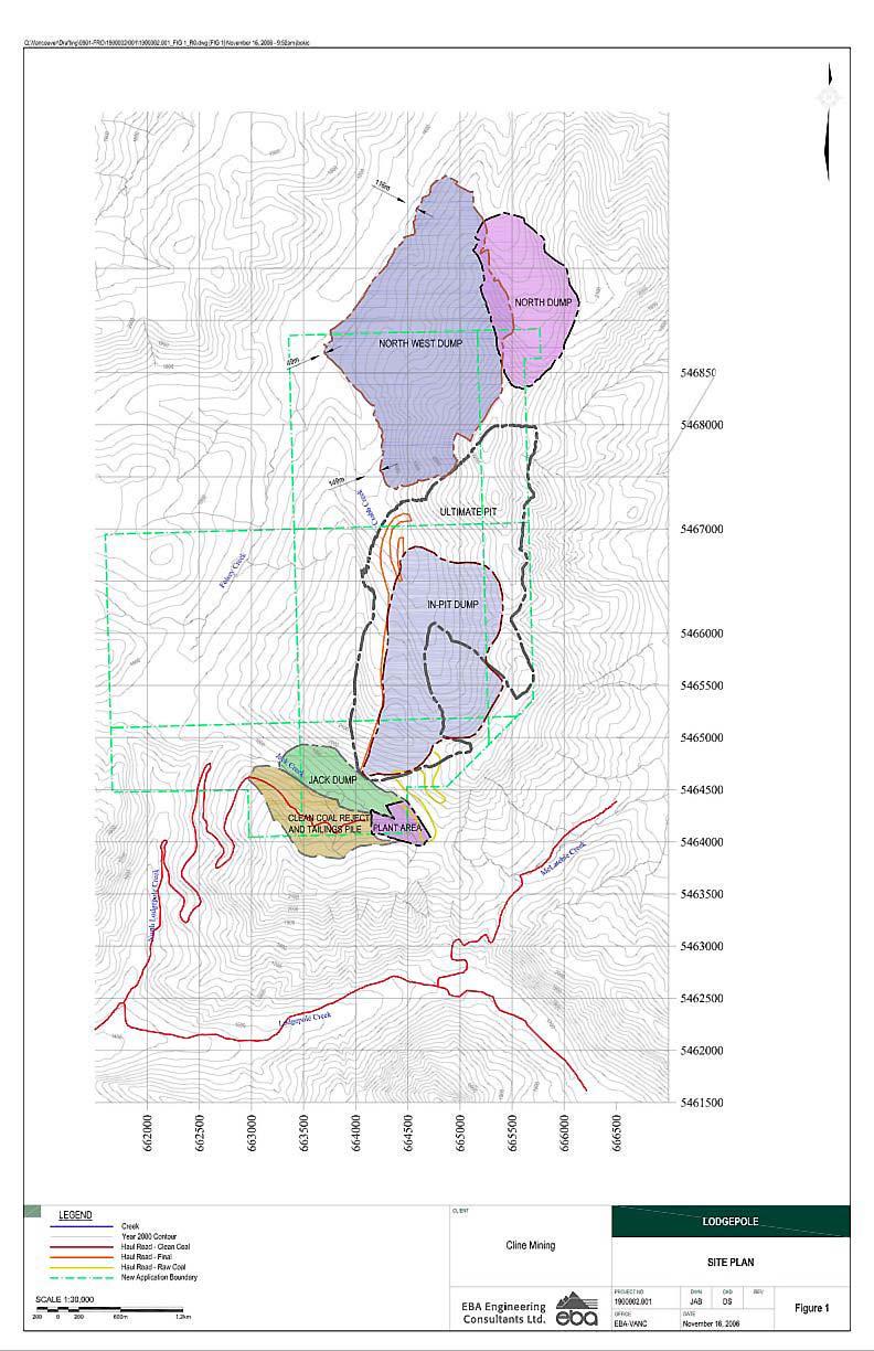 Figure 16. Lodgepole Site Map, as of November 2006.