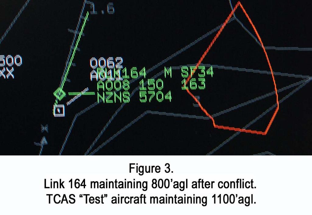 Airways Corporation Radar Display Link 164 maintaining 800