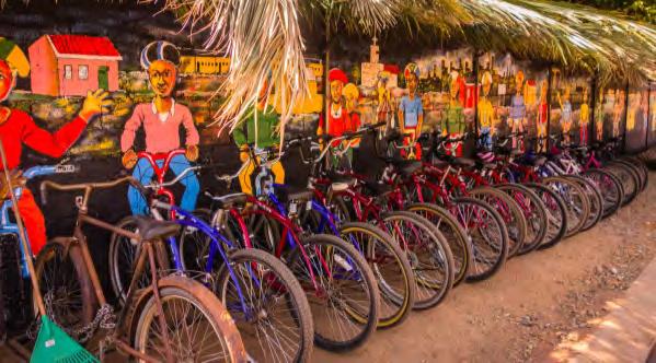 Enjoy a bicycle tour of Soweto that will take you to some of the most interesting historical sites: Visit the formal migrant workers hostel and be introduced to conditions of male mine workers and